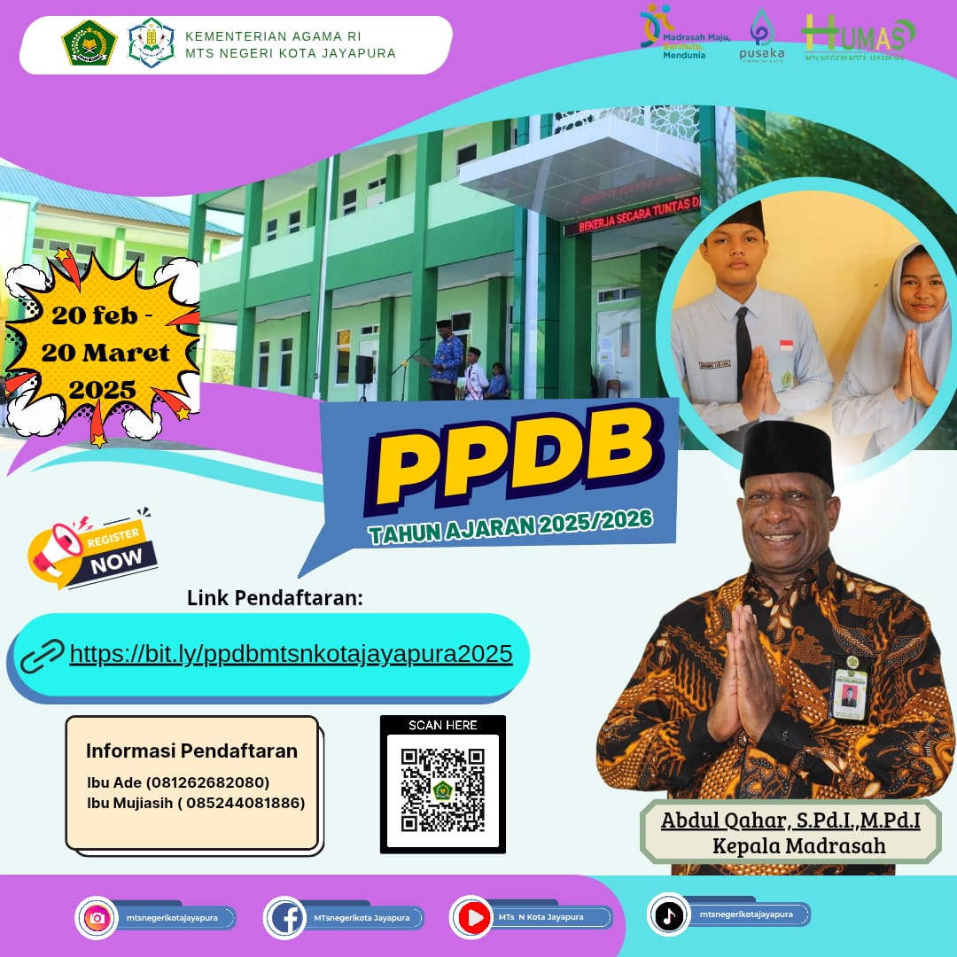 PPDB MTs Negeri Kota Jayapura